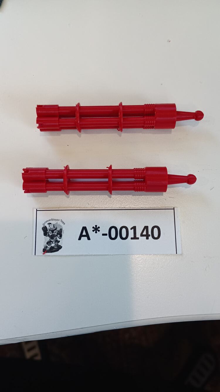 Star Wars Clone Wars Gunship Custom Red Gatling Guns Replacement  Color Choices!